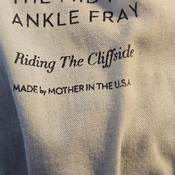 Mother Women Mid-Rise Dazzler Ankle Fray Jeans 26 Quiet Luxury LA Street Style - Picture 13 of 16